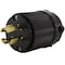 Ac Works Locking Plug, L15-20P, 20 A, 250V AC, Three Phase, Black ASL1520P-BK - alternate 1